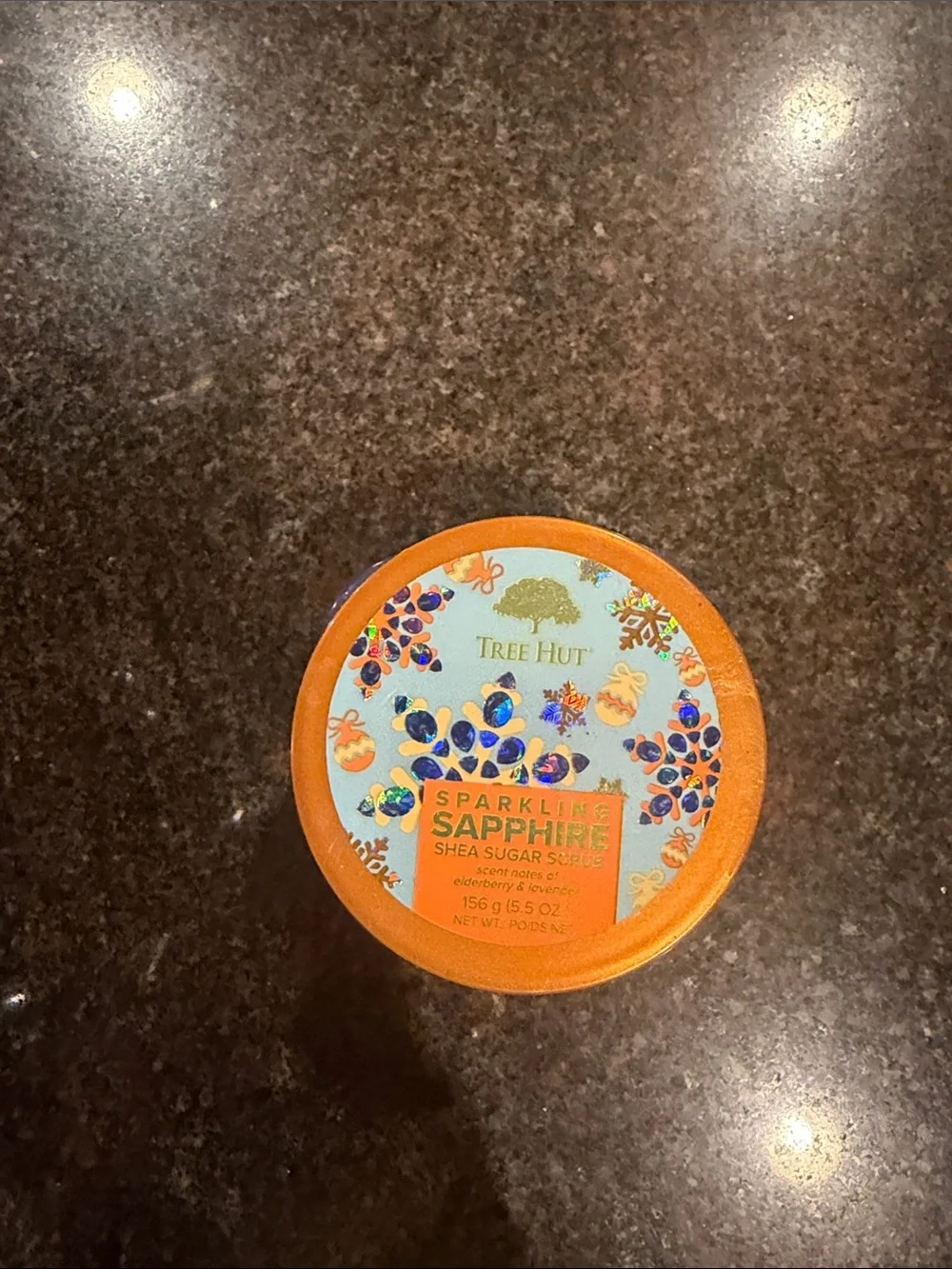Sparkling Sapphire Shea Sugar Scrub - Purple
